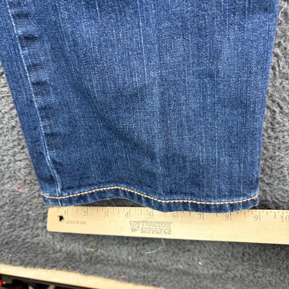 Cinch Ian Mens Slim Fit Bootcut Jeans Dark Wash Blue Denim 33x36 MB63536001 - Picture 6 of 8